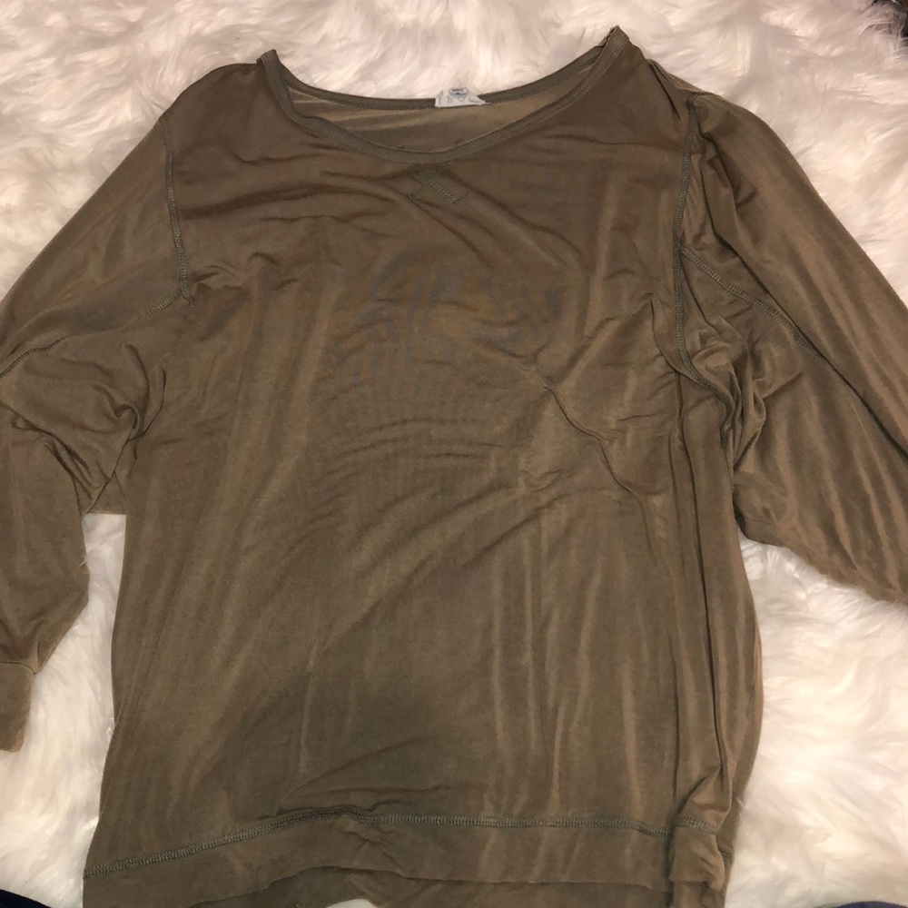 olive green boutique top